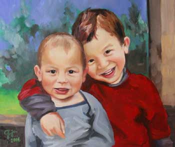 Portrait of Alex & Julian