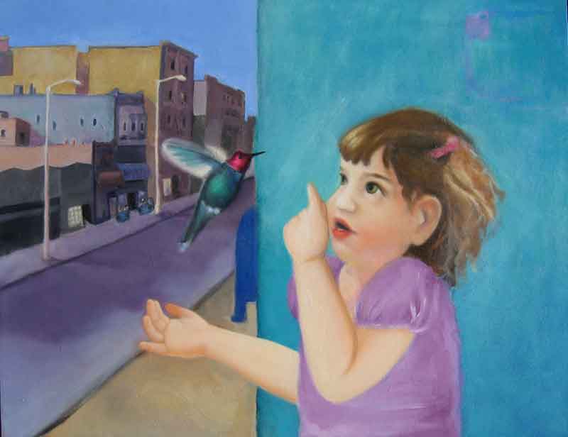 zehara - 3rd birthday painting